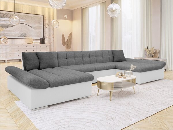Mirjan24 Rozkladacia rohová sedačka Agata, Dostupné poťahy: ekokoža Soft 017 + Lux 06 + Lux 05 5902928814217