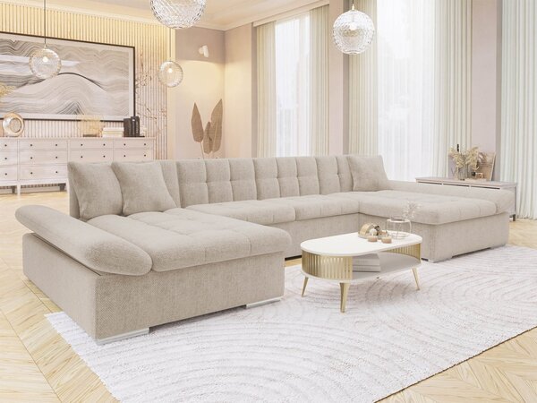 Mirjan24 Rohová rozkladacia pohovka Agata Premium, Dostupné poťahy: Tracy 211.01 5903211336928
