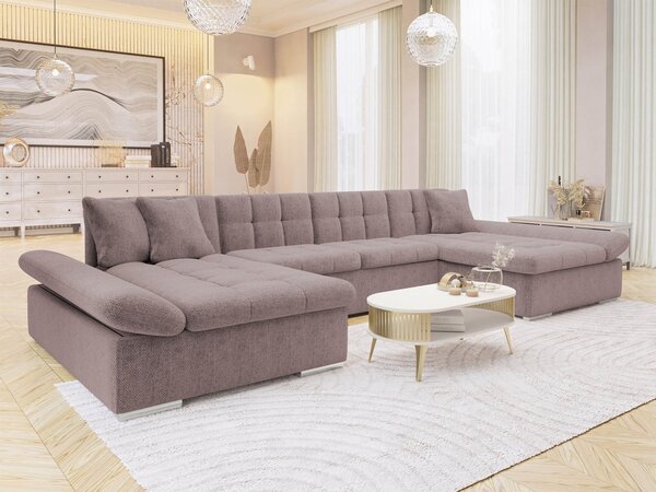 Mirjan24 Rohová rozkladacia pohovka Agata Premium, Dostupné poťahy: Tracy 211.01 5903211336928
