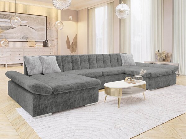 Mirjan24 Rohová rozkladacia pohovka Agata Premium, Dostupné poťahy: Tracy 211.01 5903211336928