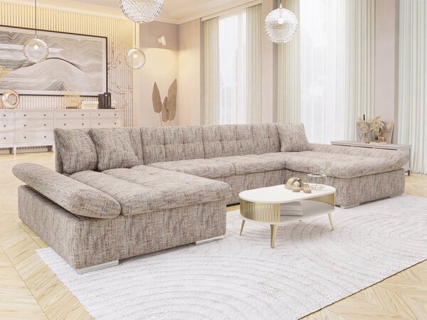 Mirjan24 Rohová rozkladacia pohovka Agata Premium, Dostupné poťahy: Tracy 211.01 5903211336928