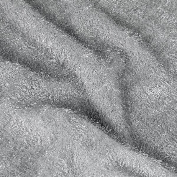 ZÁVES NA PÁSKE AGIS 140X270 CM STRIEBORNÁ