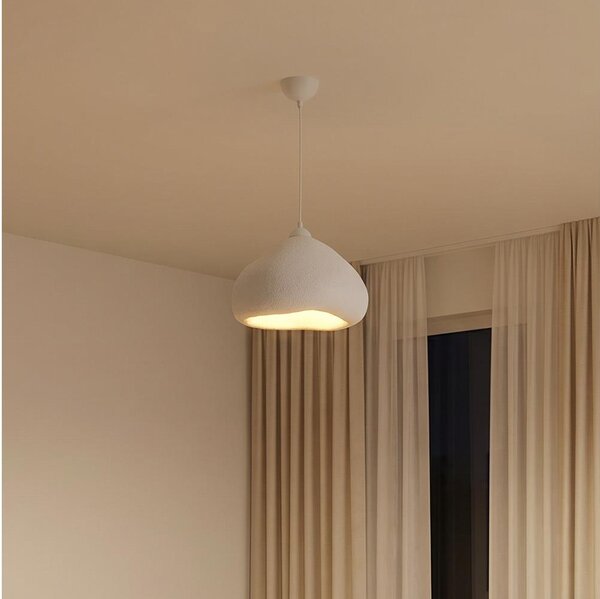 Brilagi - Závesné svietidlo WABI SABI na lanku 1xE27/40W/230V pr. 32 cm biele