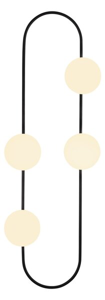Opviq Nástenná lampa Abakus čierna