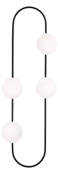 Opviq Nástenná lampa Abakus čierna
