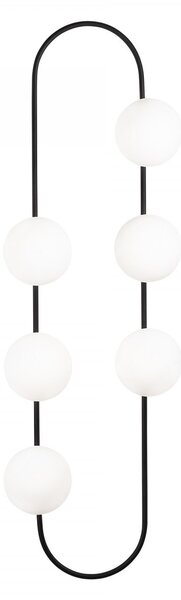 Opviq Nástenná lampa Abekus biela/čierna