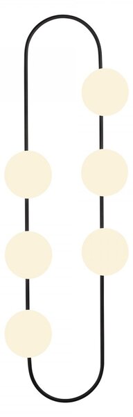 Opviq Nástenná lampa Abekus biela/čierna