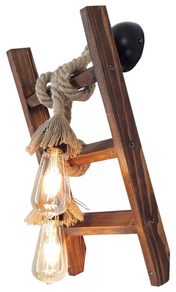 Opviq Nástenná lampa Aplik III hnedá