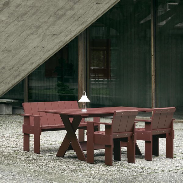 Záhradná stolička Crate Dining, Iron Red – HAY