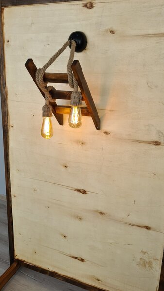 Opviq Nástenná lampa Aplik III hnedá
