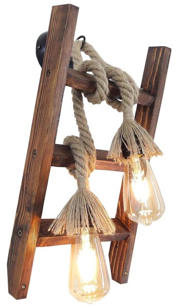 Opviq Nástenná lampa Aplik III hnedá