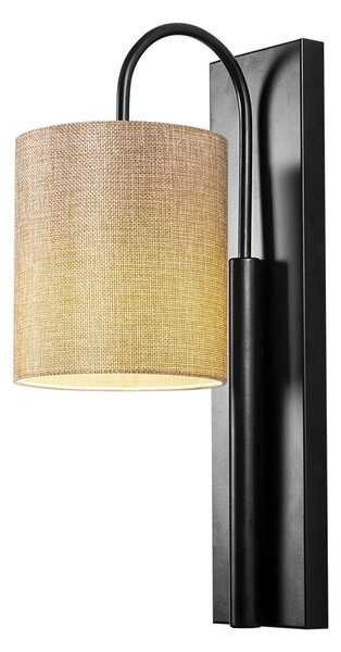 Opviq Nástenná lampa Baston II čierna/béžová