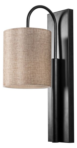 Opviq Nástenná lampa Baston II čierna/béžová
