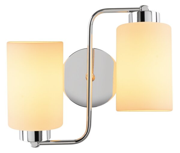 Opviq Nástenná lampa Balcova III strieborná