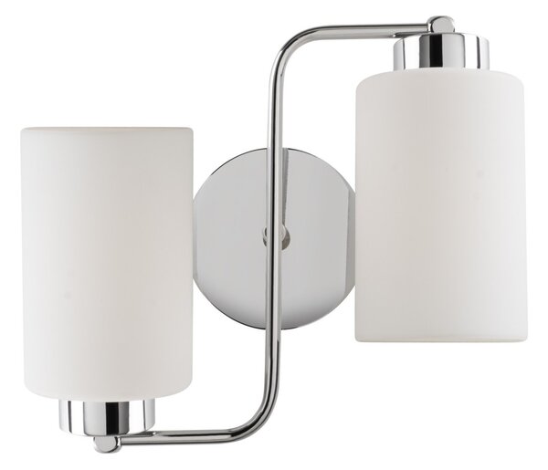 Opviq Nástenná lampa Balcova III strieborná