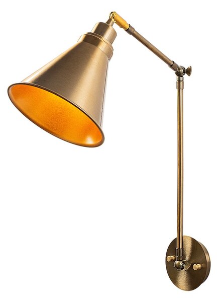 Opviq Nástenná lampa Berceste V zlatá