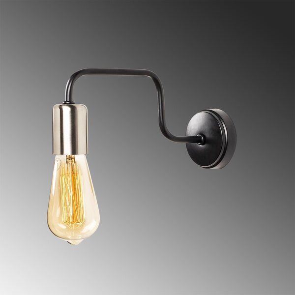Opviq Nástenná lampa Denge I čierna