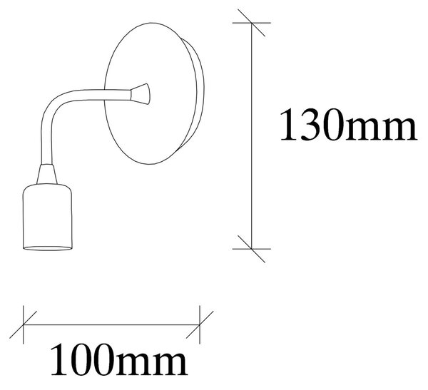 Opviq Nástenná lampa Dartini I biela