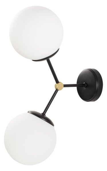 Opviq Nástenná lampa Damar čierna