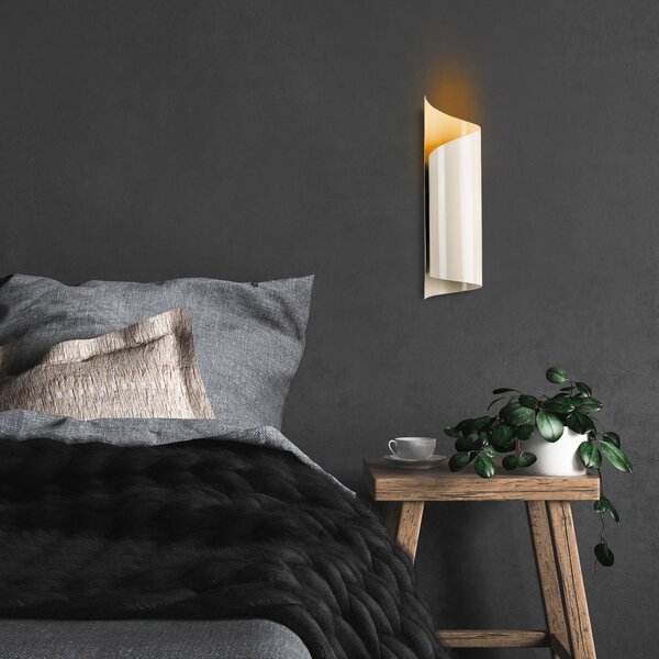Opviq Nástenná lampa Creama krémová