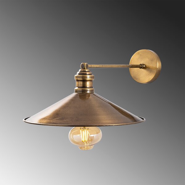 Opviq Nástenná lampa Dodo retro zlatá