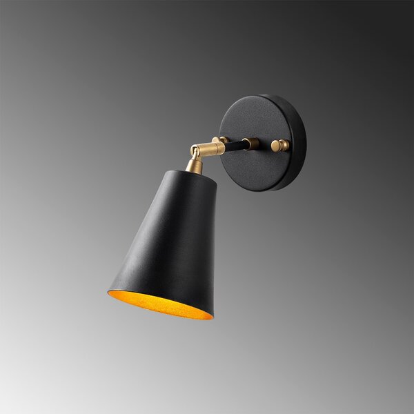 Opviq Nástenná lampa Evander čierna