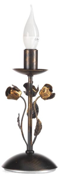 ONLI - Stolná lampa CAROLINA 1xE14/6W/230V 40 cm bronzová