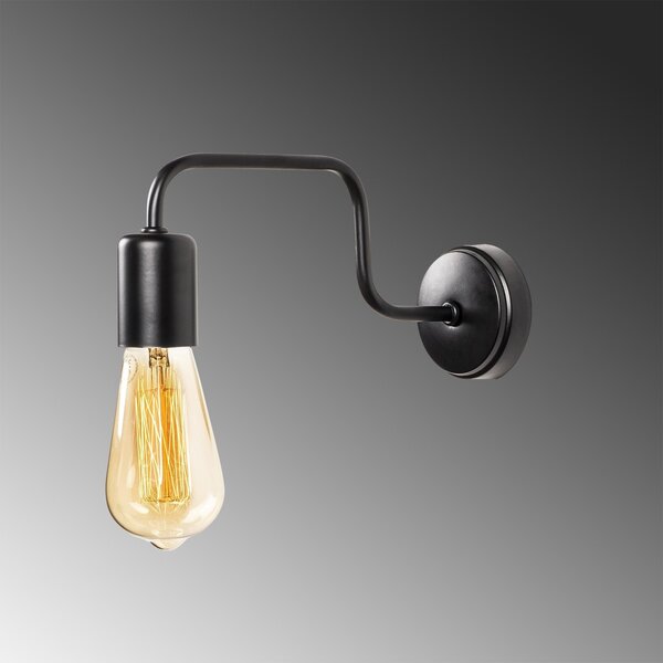 Opviq Nástenná lampa Denge II čierna