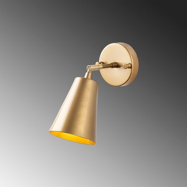 Opviq Nástenná lampa Evander zlatá