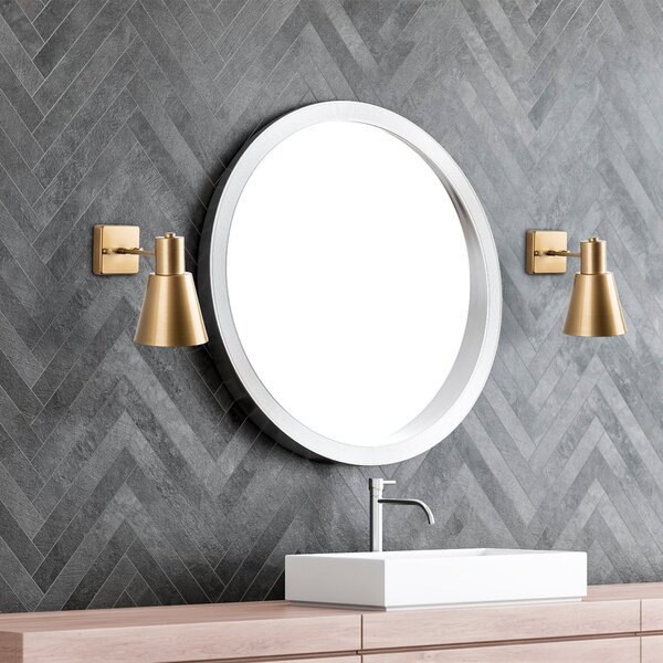 Opviq Nástenná lampa Funnel zlatá