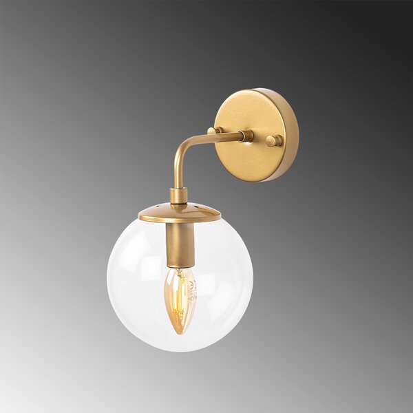 Opviq Nástenná lampa Horn I zlatá