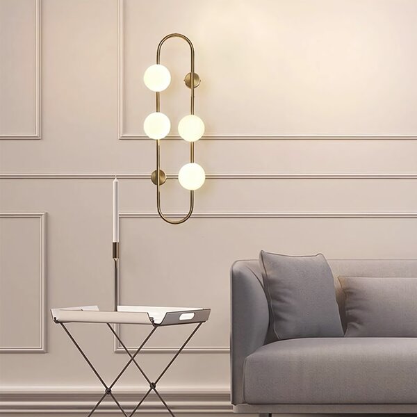 TooLight Nástenná lampa KINKIET STYLE XIII zlatá