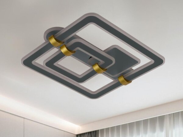 LED stmievateľné stropné svietidlo LED/140W/230V 3000-6500K + diaľkové ovládanie