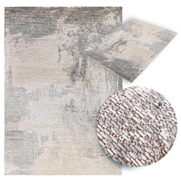 Koberec Maxima MXM-47 Taupe strieborný