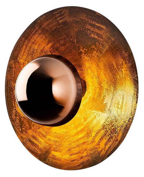 Opviq Nástenná lampa Kurt 38 cm medená