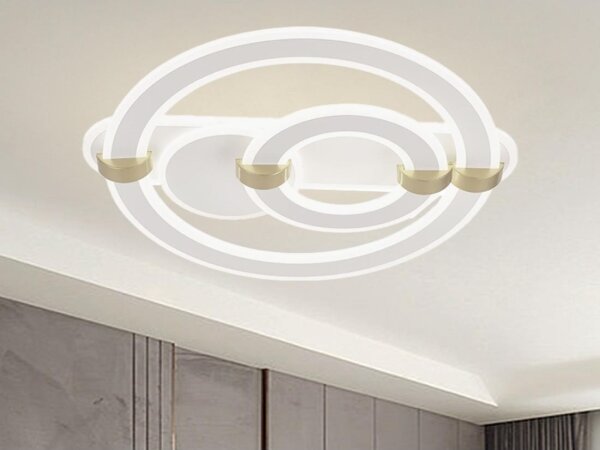 Stmievateľné LED stropné svietidlo LED/120W/230V 3000-6500K + diaľkové ovládanie