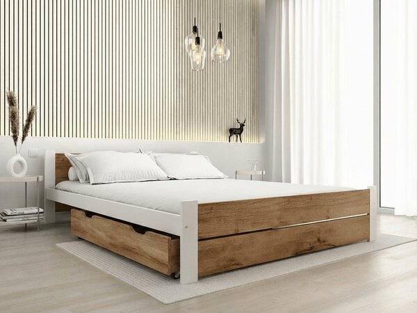 Úložný box pod posteľ 98 cm, dub artisan