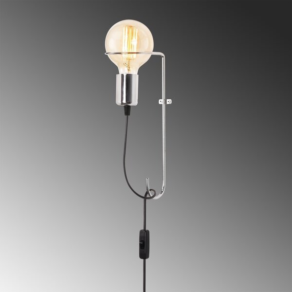 Opviq Nástenná lampa Pota chrómová