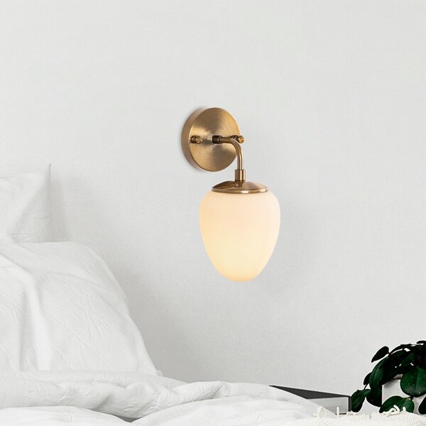 Opviq Nástenná lampa Nes I mosadz