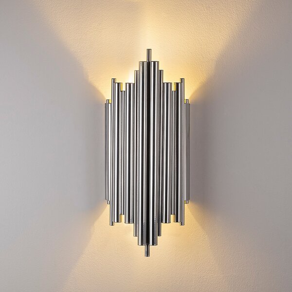 Opviq Nástenná lampa Reis chróm