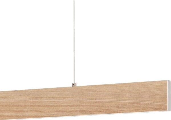 Eglo 39344 - LED závesné svietidlo na lanku CLIMENE LED/17W/230V + LED/4,2W dub