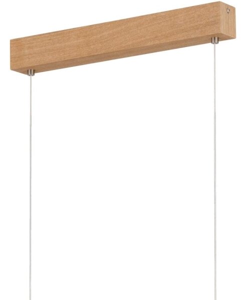 Eglo 39344 - LED závesné svietidlo na lanku CLIMENE LED/17W/230V + LED/4,2W dub