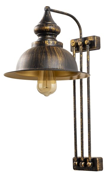Opviq Nástenná lampa Saglam III mosadz
