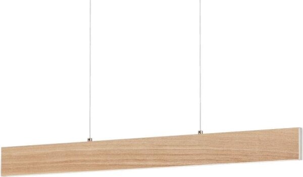 Eglo 39344 - LED závesné svietidlo na lanku CLIMENE LED/17W/230V + LED/4,2W dub