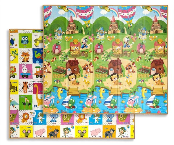 Hracia podložka pre deti Play Colourful Animals T1