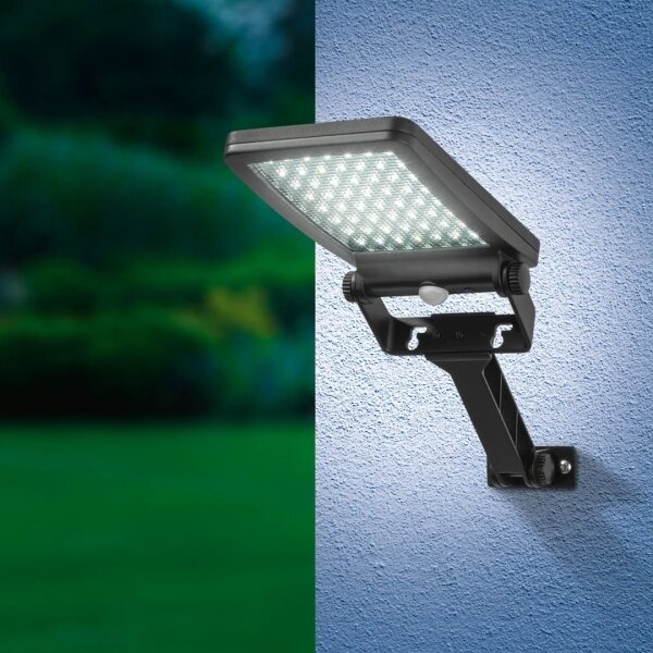 LED solárny reflektor so senzorom ADIK LED/1,2W/3,7V 1200 mAh 6500K IP44