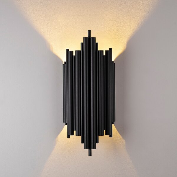 Opviq Nástenná lampa Reis čierna