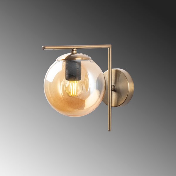 Opviq Nástenná lampa Starožitná I zlatá
