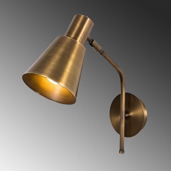 Opviq Nástenná lampa Sivani III mosadzná