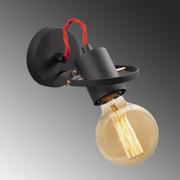 Opviq Nástenná lampa Vaveyla čierna